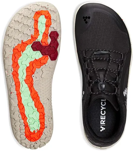 Vista 3 de Vivobarefoot Primus Trail II FG All Weather, tenis todoterreno de malla transpirable reciclada para mujer con suela descalza