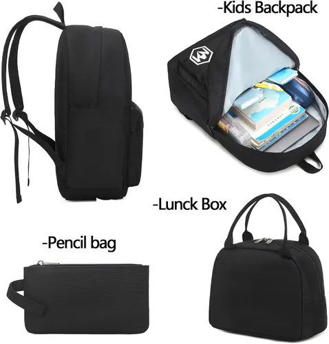 Vista 8 de Mochila escolar para estudiantes, mochila de viaje para adolescentes