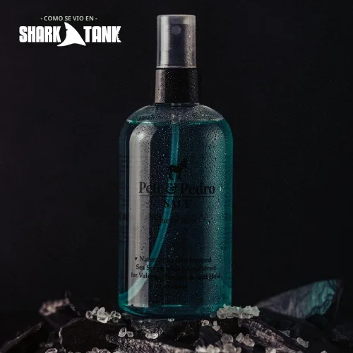 Vista 6 de Pete & Pedro SALT - Spray de sal marina natural para cabello de hombres y mujeres, añade volumen instantáneo, textura, grosor y sujeción ligera