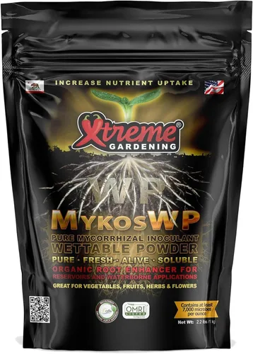 Vista 9 de Xtreme Gardening Mykos WP Mycorrhizae Powder - Micorrizas orgánicas para plantas - Estimulador de raíces de hongos micorrícicos para plantas - Ideal