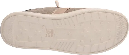 Vista 4 de Nunn Bush Brewski Moc Toe - Mocasines de lona para hombre con elástico elástico