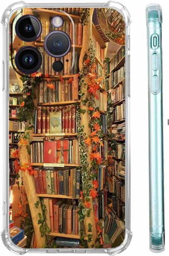 Vista 15 de Funda de collage estético para iPhone 15, patrón de citas positivas, bonita funda de TPU suave compatible con iPhone 15