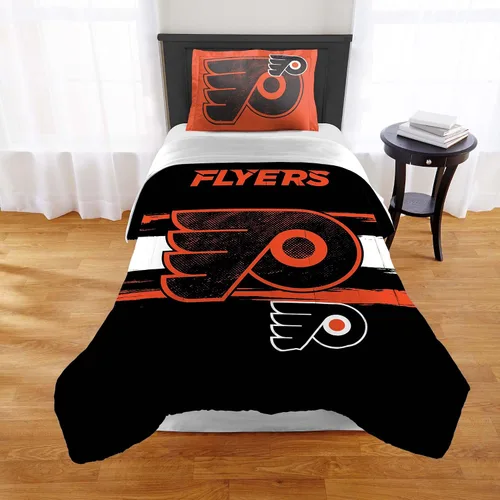 Vista 11 de NORTHWEST, juego de edredón con licencia oficial del equipo Boston Bruins de la NHL – Juego de edredón y funda de almohada de microfibra