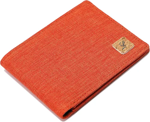Vista 5 de Cartera de tela minimalista con bloqueo RFID Minimalista