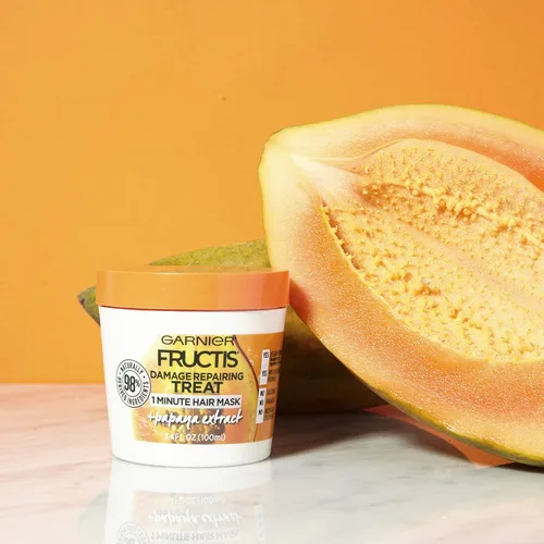 Vista 8 de Garnier Hair Care Fructis - Máscara para el cuidado del cabello, Papaya, Golosinas