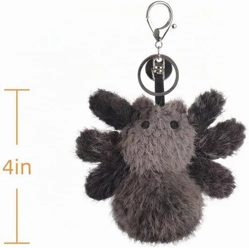 Vista 7 de Albaricoque Cordero Diablo Araña Lindo Llavero Suave Peluche Peluche Juguete 4