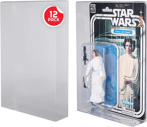 Vista 15 de EVORETRO Caja de exhibición y protector para figuras de acción Compatible con Star Wars, Marvel Legends y GI Joe (con tarjeta) Figura de 3.75