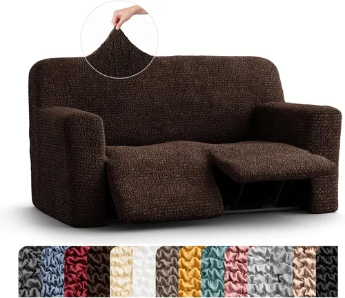 Vista 36 de PAULATO BY GA.I.CO. Funda para sillón reclinable, funda de ajuste suave, protector elástico de muebles reclinables de 1 pieza, tela hipoalergénica