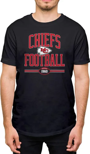 Vista 12 de Hybrid Sports NFL Football Arch - Officially Licensed Adult Short Sleeve Fan Tee for Men and Women