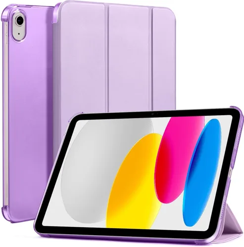Vista 30 de CoBak Funda para iPad (A16) 11ª generación de 11 pulgadas 2025, iPad de 10.9 pulgadas 2022, funda protectora delgada con carcasa trasera translúcida