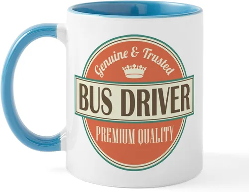 Vista 19 de CafePress Bus Driver Gift Idea Tazas Taza de café de cerámica de 11 oz (11.0 fl oz)