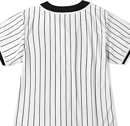 Vista 3 de Alaiyaky Ropa de los años 90 para mujer, camiseta de béisbol, unisex, traje de hip hop, fiesta temática urbana, blusas de moda para club y pub