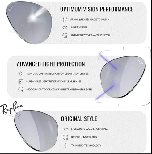 Vista 7 de Ray-Ban RB3183 - Gafas de sol con forma rectangular con kit oficial de gafas