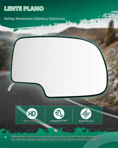 Vista 5 de SCITOO Espejo retrovisor derecho para 2003-2007 para Chevy para GMC Silverado Sierra 1500/2500 HD/3500 Classic con modelos con calefacción eléctrica