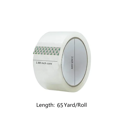 Vista 2 de Clear Packing Tape, Heavy‑Duty 2.4 Mil Shipping Tape Rolls, 2 Inch Wide High Adhesive Box Sealing Tape for Shipping, Moving, Storage & Bulk Business
