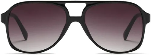 Vista 2 de Lentes de sol vintage retro de los años 70 para mujer y hombre, montura clásica, cuadrada y grande estilo aviador, lentes naranjas de moda UV400