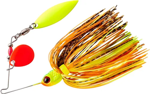 Vista 10 de Booyah Pond Magic Señuelo de pesca de róbalo con hoja giratoria para aguas pequeñas
