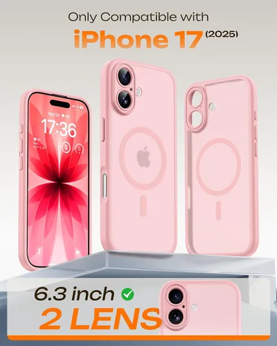 Vista 157 de TOCOL Funda para iPhone 11, compatible con Magsafe, protección completa de cámara, imanes integrados, protección contra caídas, funda translúcida