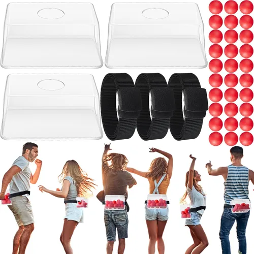 Vista 14 de Vinsot 3 juegos de baby shower para la novia, juego de baby shower más divertido, pelotas interactivas que se agitan para niño o niña, juego