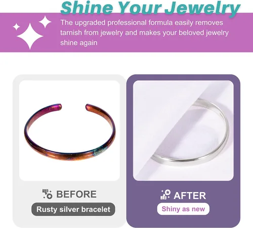 Vista 3 de CATIFLIN 3 paños de limpieza de joyas multicapa, paño de pulido grande, paño de limpieza de joyas 100% algodón para joyas de oro, plata y platino