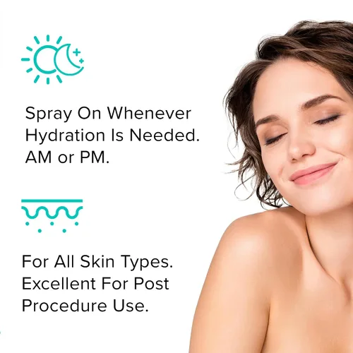 Vista 4 de ClarityRx Toma tus vitaminas en aerosol mineral diario para piel seca, hidratante natural a base de plantas para rostro y cuerpo para todo