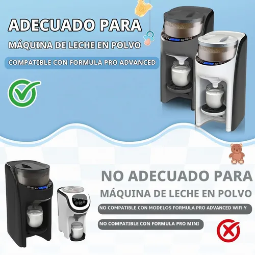 Vista 3 de Remerry 1 embudo de repuesto compatible con Baby Brezza Formula Pro Advanced piezas de repuesto embudo y cubierta compatible con dispensador