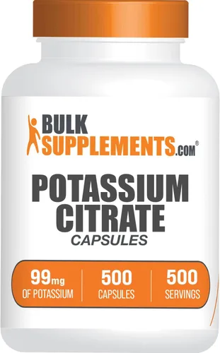 Vista 7 de BulkSupplements.com Cápsulas de Citrato de Potasio - Suplemento de Potasio, Citrato de Potasio 99mg - Suplemento de Citrato de Potasio, Píldoras
