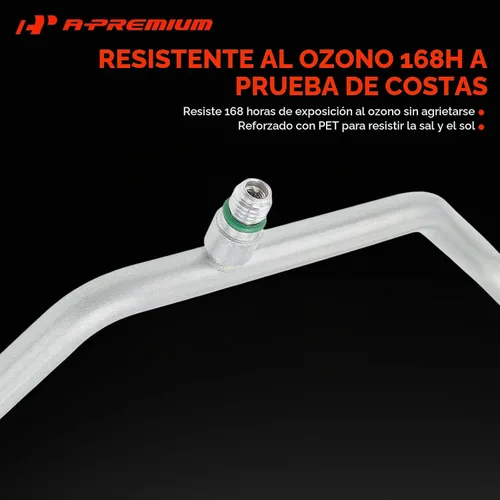 Vista 3 de A-Premium Conjunto de manguera de línea de descarga de A/C compatible con Chevrolet y GMC