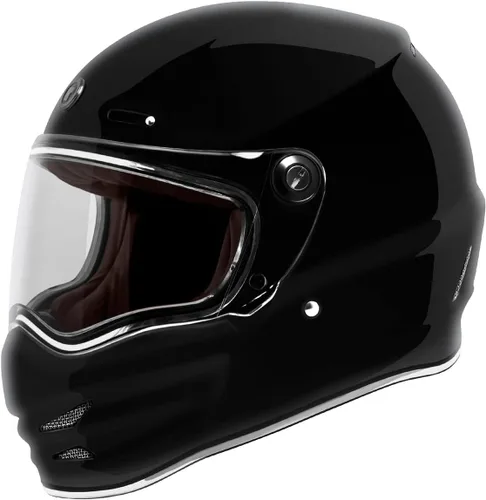 Vista 6 de Casco Torc T-9 Retro de Cara Completa Deep Stage Blanco satinado
