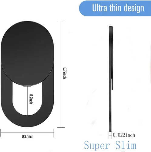 Vista 2 de Funda para cámara web, [paquete de 6] Funda ultrafina para cámara web para laptop, compatible con cámara para MacBook, laptop, PC, computadora