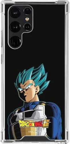 Vista 8 de Skinit Funda transparente compatible con Galaxy S22 Ultra, diseño oficial de Dragon Ball Super Goku