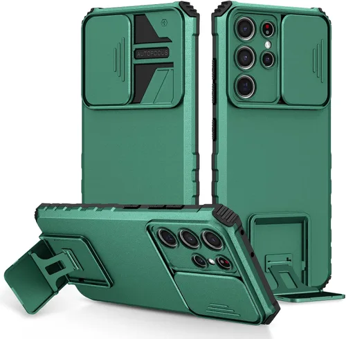 Vista 118 de Funda compatible con Samsung Galaxy M13 5G/A04 Dimensional Soporte Ventana Corredera Teléfono Móvil Funda Protectora a Prueba de Golpes para Samsung
