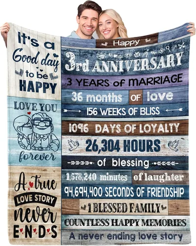 Vista 10 de qixnzagr Manta plateada de aniversario de boda con el número 25, decoraciones para ella y él, regalos de matrimonio de 25 años para pareja, esposa
