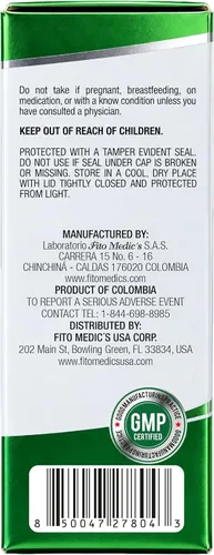 Vista 4 de FITO MEDIC'S Laboratorio - Cola de caballo, extracto de gotas líquidas, vegetariano, sin OMG, sin alcohol, líquido sin gluten, cola de caballo.