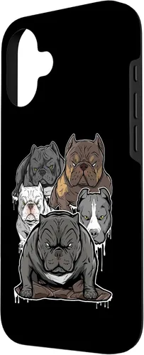 Vista 2 de Pitbull shirt, Pitbull terrier, Bully, American bullies dog Case for iPhone 16