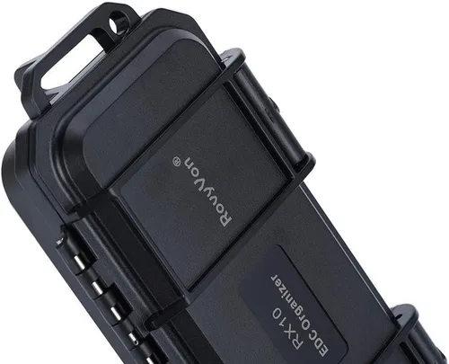 Vista 7 de RovyVon RX10 EDC Caja Organizadora de Herramientas, Organizador Pequeño de Almacenamiento para Proteger Equipos y Dispositivos, 1 Pieza, 6.89" x