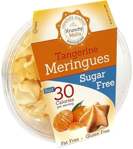 Vista 9 de Krunchy Melts – Merengues sin azúcar – Sabor Cappuccino – 2 Oz tina