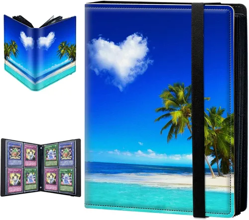 Vista 13 de Carpeta para tarjetas intercambiables, 4 bolsillos para tarjetas intercambiables, 160 bolsillos de doble cara, funda para tarjetas