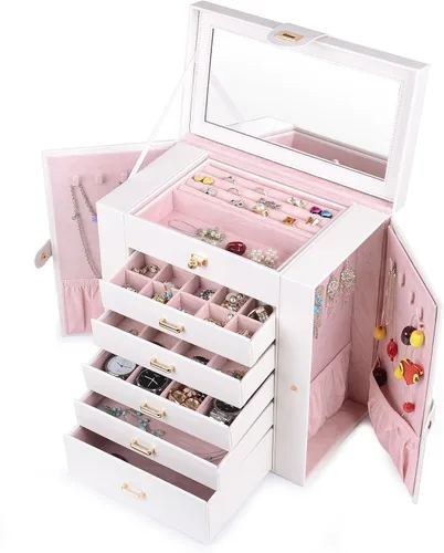 Vista 8 de Gran caja o almacenamiento para joyas Kendal LJC-SHD5.