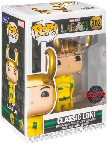 Vista 2 de Funko Pop! Marvel Classic Loki - Figura de vinilo exclusiva de BoxLunch