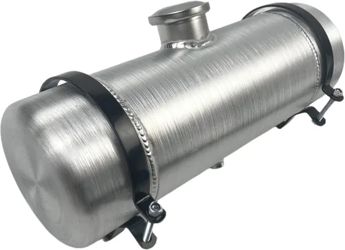 Vista 15 de JSD 3/4 Galón en total 15,2 cm x 20,3 cm Tanque de combustible de aluminio redondo pequeño para celda de combustible girada + Soporte de llenado