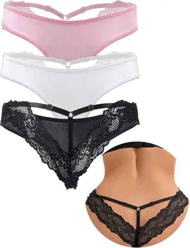 Vista 10 de ohyeah Tanga de encaje para mujer, bragas, tangas, ropa interior XS-4XL