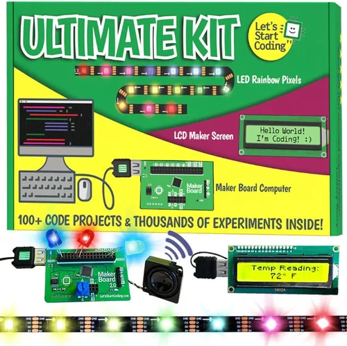 Vista 10 de Kit base de codificación de computadora para niños de 8 a 12 años y adolescentes para aprender código y electrónica. Gran regalo STEM para niños
