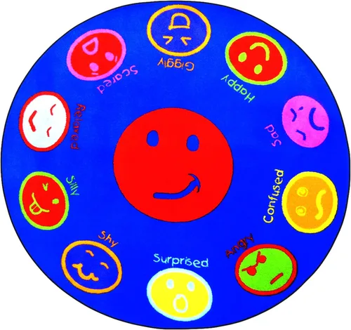 Vista 12 de SAFECASTLE Alfombra para niños de 5 pies 4 pulgadas x 7 pies 8 pulgadas, alfa con actitud, alfombra educativa de aprendizaje ABC para aulas, salas