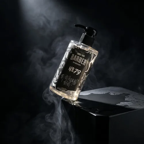 Vista 8 de Barber Marmara No. 79 Gel de afeitar para hombre, transparente, sin espuma, gel de afeitado con bomba, calidad profesional de barbero turco