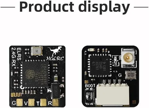 Vista 5 de HGLRC ELRS 2.4GHz ExpressLRS RX Nano módulo alta frecuencia de actualización para FPV RC Quadcopter Racing Drone