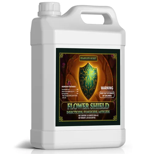 Vista 13 de Humboldts Secret Flower Shield Spray para el cuidado de plantas para aplicación y mantenimiento foliar de rutina Fórmula a base de aceite