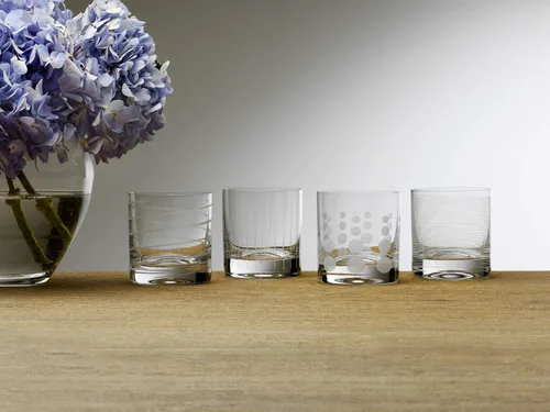 Vista 4 de Mikasa Cheers Double Old Fashioned Glass, 12.75-Ounce, Set of 4