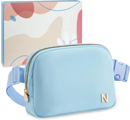 Vista 61 de COSHAYSOO Riñonera personalizada con letra inicial para mujeres, adolescentes, niñas de 13 a 15 años, 14 a 16, 16 a 18, 19 a 25 años, regalos