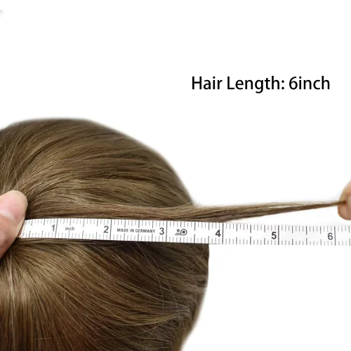 Vista 16 de Toupee para hombre 100% cabello humano real tupé para hombres 0.004 in piel de poliuretano para hombre, sistema de reemplazo de piezas de pelo